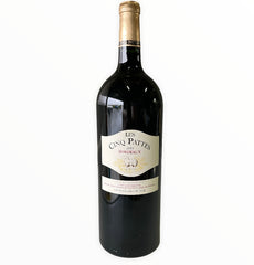 BORDEAUX -  LES 5 PATTES ROUGE 75CL -  ANNÉE 2018